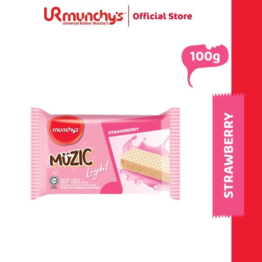 Munchy's Muzic Light - Strawberry Wafer (100g)