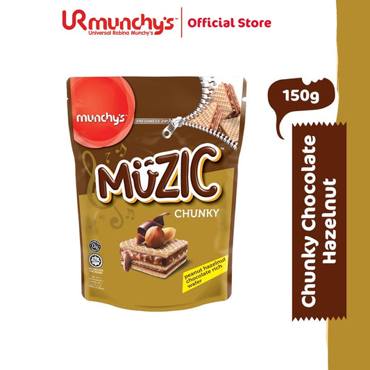 Munchy's Muzic Wafer - Chunky Chocolate Hazelnut (150g)