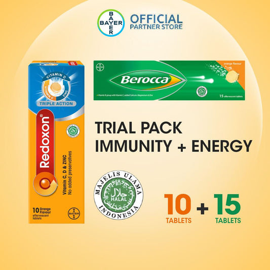 Trial Pack (Redoxon 10's + Berocca 15's)