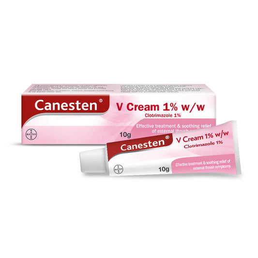Canesten V Cream 1% For External Thrush Treatment (10g)