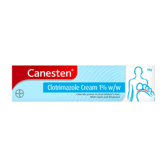 Canesten Clotrimazole Cream 1% 10g for Antifungal