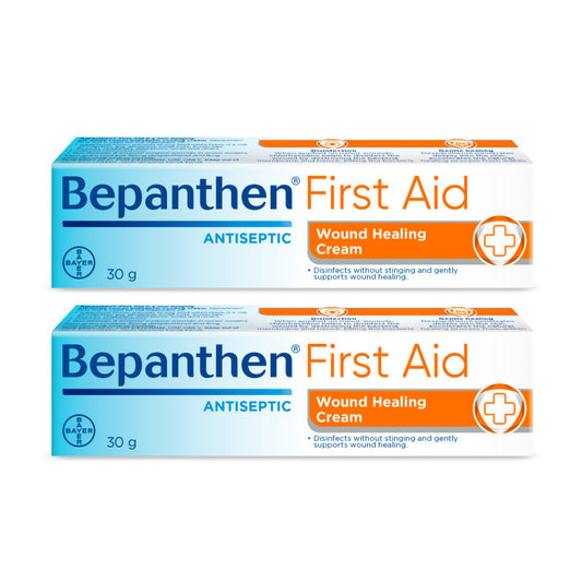[Bundle of 2] Bepanthen First Aid Cream (30g) - Antiseptic Wound Healing Cream