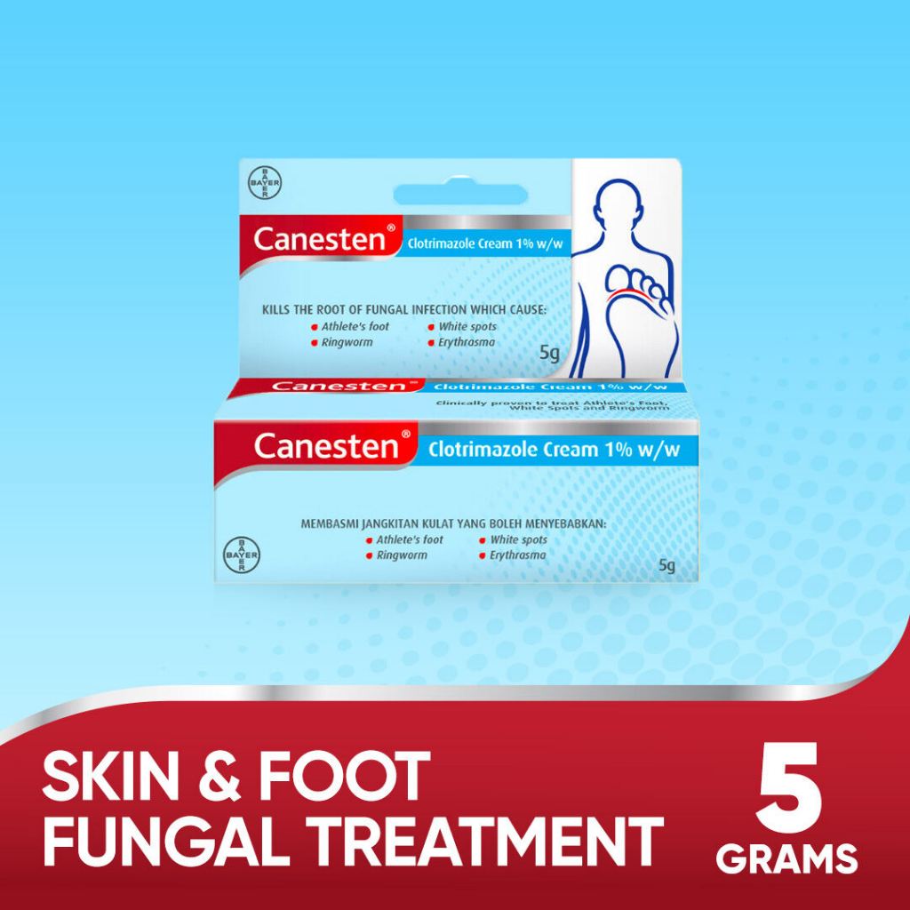 Canesten Clotrimazole 1% 5g for Antifungal
